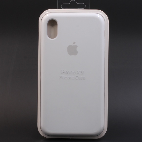 Apple Brand OEM iPhone XR Silicone Case White NEW - Picture 1 of 7